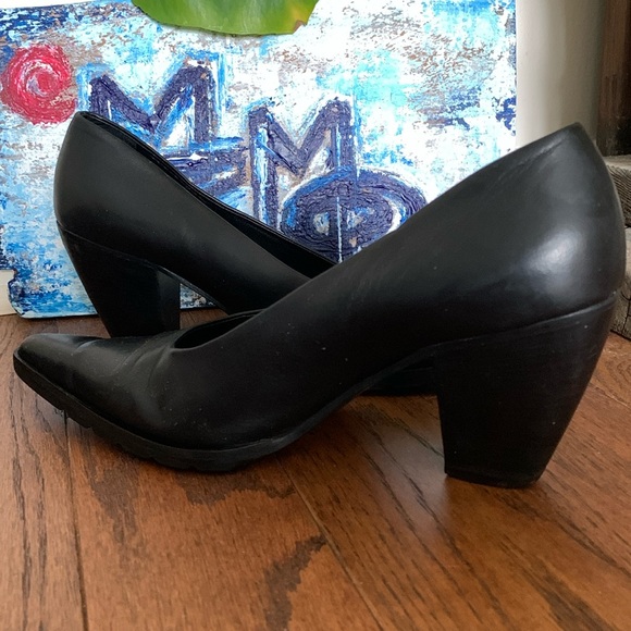 Walter Steiger Red Logo Vintage Designer Handmade Italian Leather Pumps Sz 38.5 - Picture 10 of 15